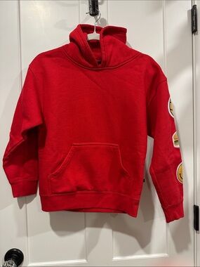 Kids BROdenim Hoodie Sweatshirt with Sleeve Patches